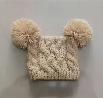 

newbon baby Hat Baby pompom Hats for Kids Photograph Props