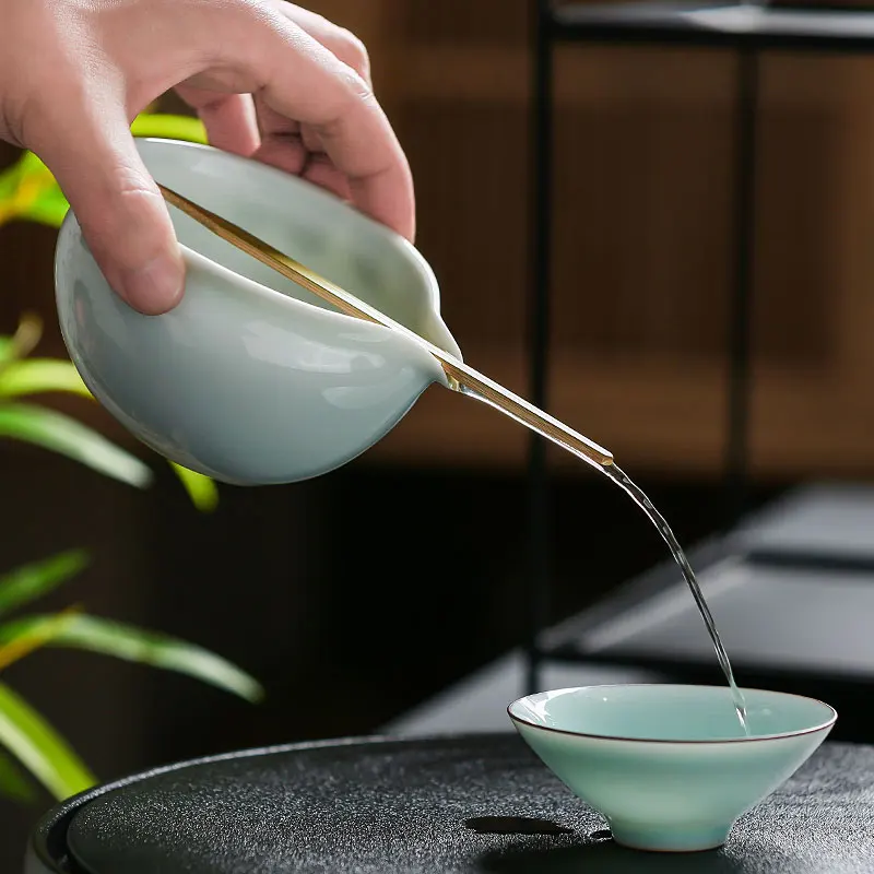 

Creative Japanese Style Tea Set Teapot Tea Filter Spoon Maker Ceramic Porcelain Teacup Tea Cup Handmade Glaze Vintage Home Decor