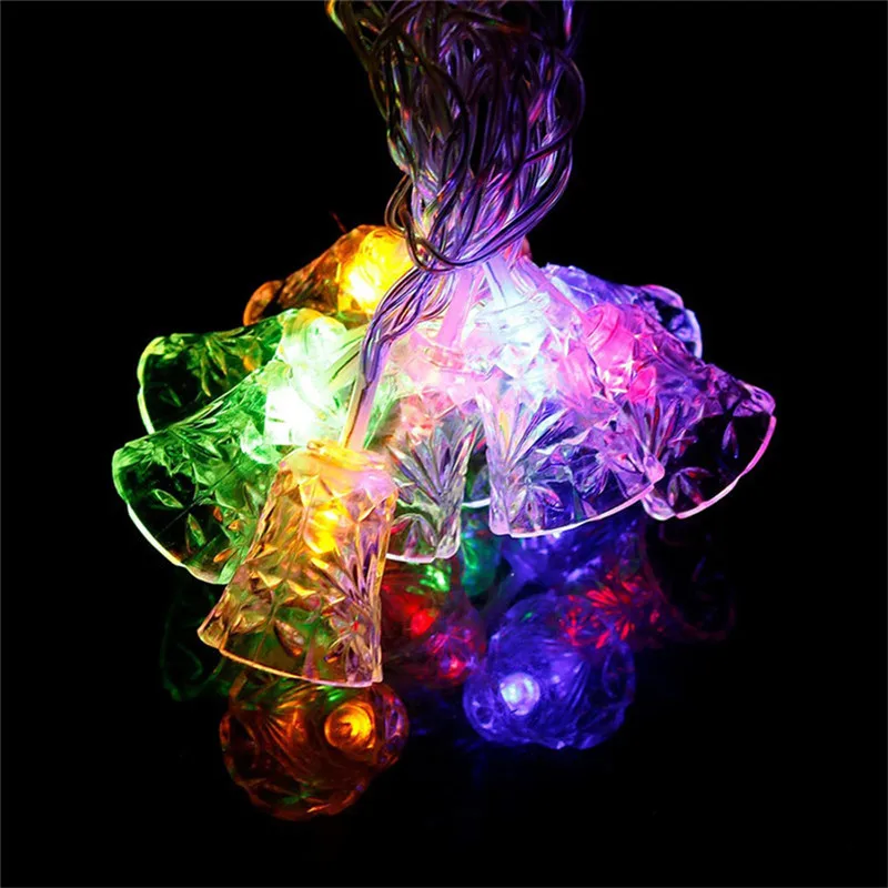 

Romantic Decorative String Light Jingle bell 4M 20 lamp Multicolor Led light bulb living room/Indoor/Bedroom/Christmas/party