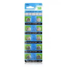 YCDC 10Pcs LR44 A76 AG13 SR1154 357 LR 44 Cell battery batteries Coin Cell 1.55V Alkaline Battery For Watch Toy calculator YCDC 10Pcs LR44 A76 AG13 SR1154 357 LR 44 Cell battery batteries Coin Cell 1.55V Alkaline Battery For Watch Toy calculator