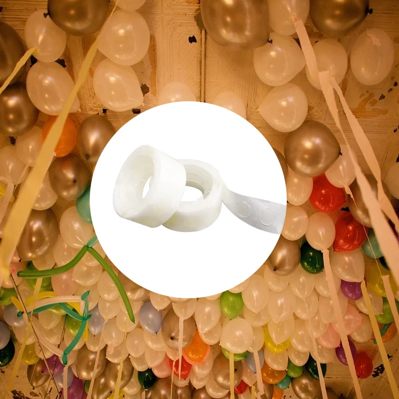 

100pcs Balloons Accessories Balloons Glue Wedding Birthday Decoration Baloons Stickers Party Accessories Removable Supplies