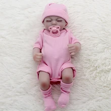 11'' 28cm Gentle Touch Vinyl Lifelike Full Silicone Mini Baby Reborn Doll Realistic Lovely Infant Dolls For Girls Toys Gifts 148cm real silicone sex dolls japanese anime full oral love doll realistic toys for men big life breast sexy mini vagina adult