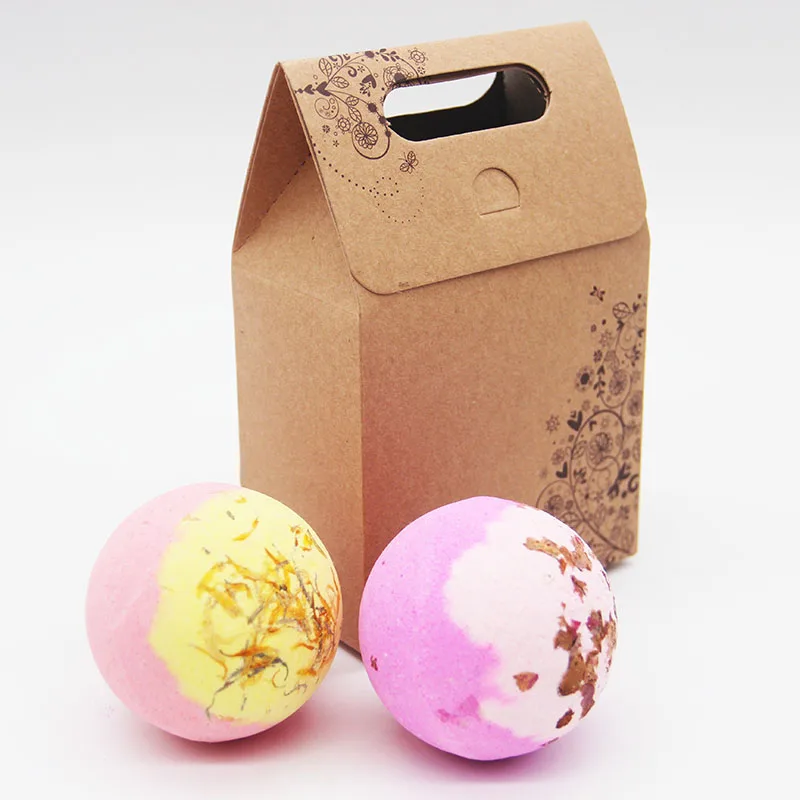 Tsing Bath Bomb Camomile Rose Bath Bomb Box 120g Essential Oil Handmade Bubble Natural bath bomb 2