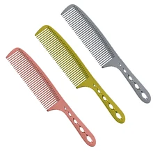 Pro 1 шт. ручная металлическая Мужская стрижка антистатический титановый сплав парикмахерская стрижка гребень для парикмахерской A-03 салон волос стальная расческа