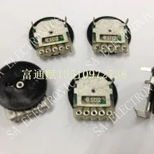 [BELLA] Тайвань украинский благородство CTR приводной ремённой шкив циферблат регулируемый потенциометр 14*1 двойная B1K B20K B50K B500R-100PCS