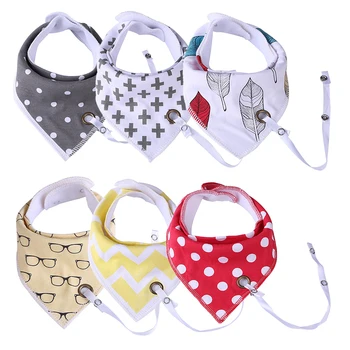 

Baby triangle towel cotton double-layer saliva towel bib baby bib baby girl clothes baby stuff