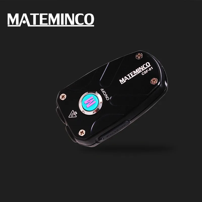 Mateminco CSF01 мини Keychian Usb Перезаряжаемый 395nm УФ светодиодный фонарик для аварийной