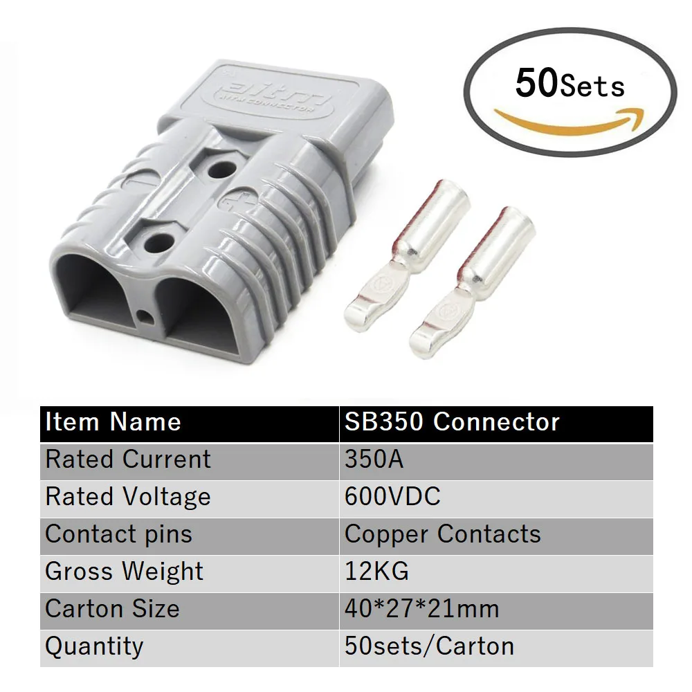 50 комплектов/коробка 600 в 350 А SB350 разъем подключения Carvan зарядное устройство
