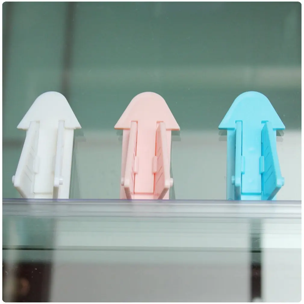 أقفال سلامة الأطفال قفل أمان ل دفع سحب الباب نافذة منزلقة أقفال لاصق خزانة مكافحة قرصة أجنحة قفل أمان للطفل