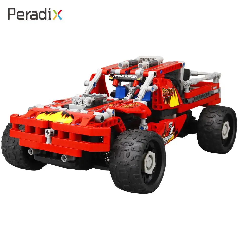 

2018 Drop Shipping Building Blocks Vehicles Fun Boy Assembled Vehicles 8 in 1 Premium 4CH Blocks RC Car Off-Road