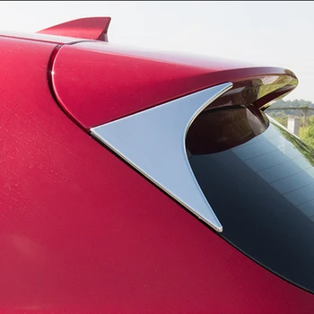 

Car Accessories For Mazda CX-5 CX5 2012-2015 ABS Chrome Exterior Rear Window Cover Trim Side Empennage Decoration Frames Stiker