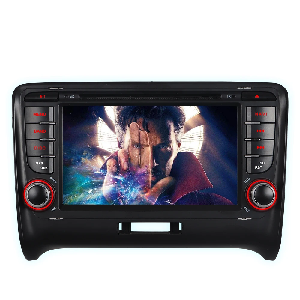 A Sure 7 дюймов 2 Din Android 8 1 радио автомобильный стерео dvd плеер gps Sat Nav для Audi TT MK2 A7