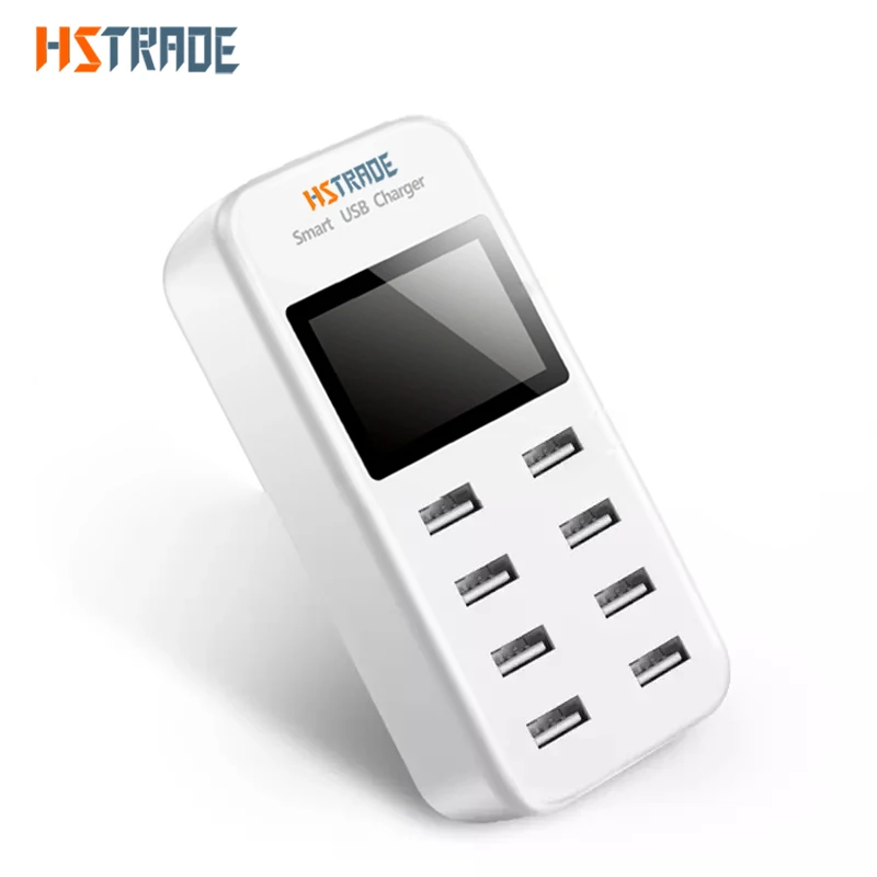 Universal 8 USB Ports LED Display US EU UK font b Plug b font Travel AC