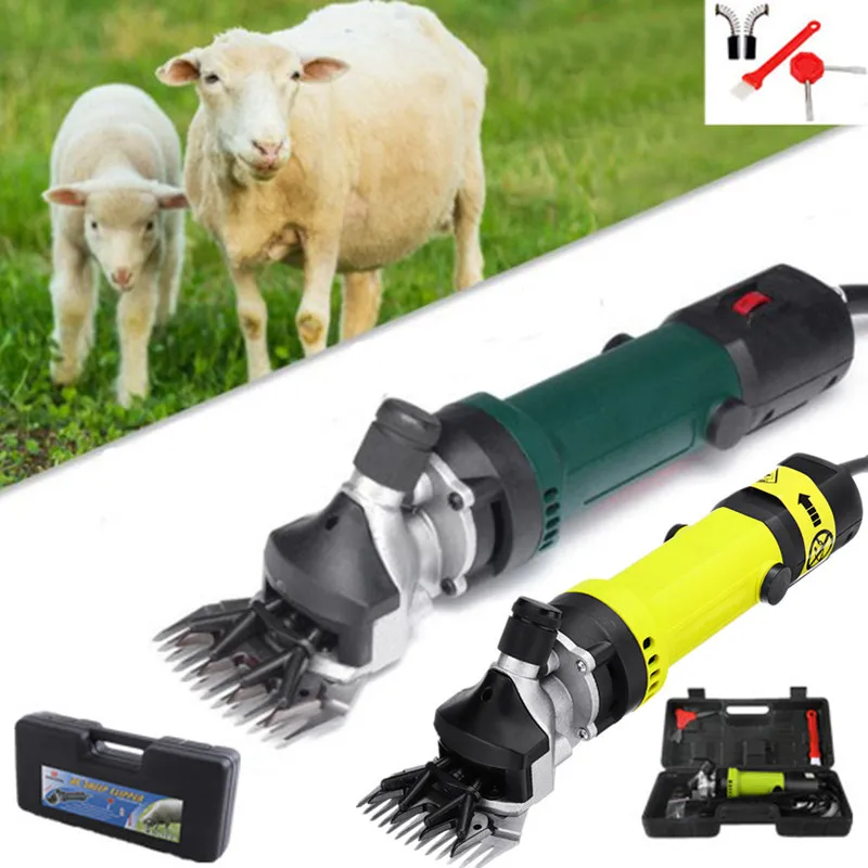 

850W Electric Sheep Shearing Machine Clipper Animal Hair Supplies Goat Alpaca Farm Cut Machine Box Adjustable Speed US/EU Plug