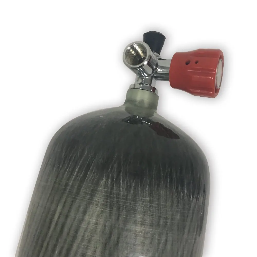 AC10911 Paintbal PCP Use Tank 9L CE Carbon Fiber 4500psi Gas Cylinder SCUBA Tank For Airforce Condor M18*1.5 Pcp  Acecare