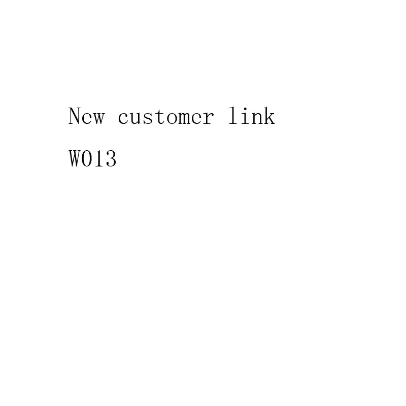 

2019 new Customer link W013