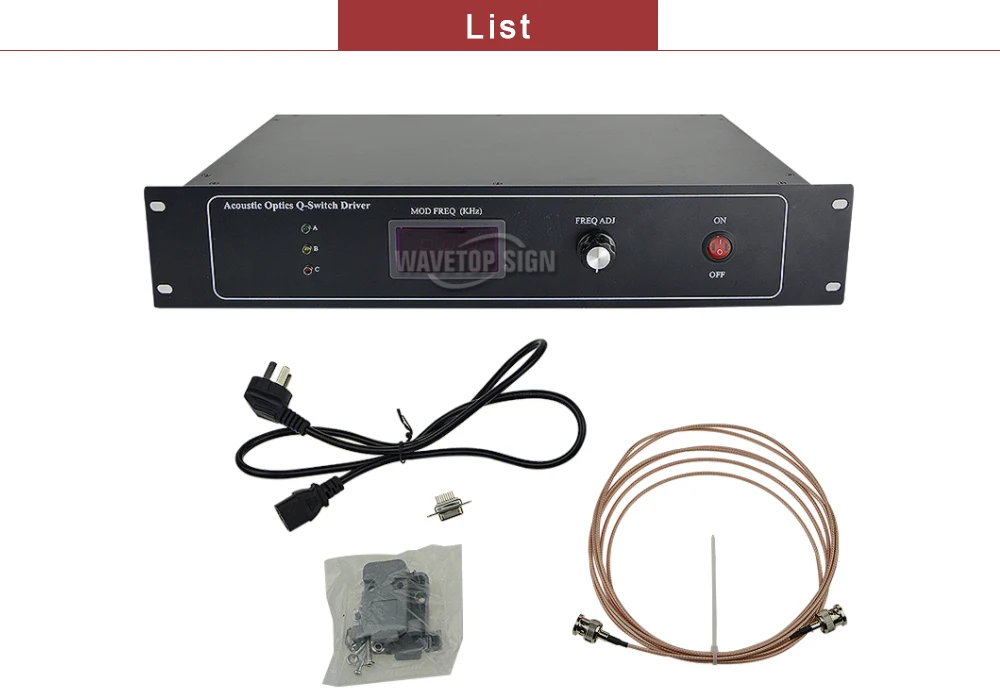 WaveTopSign QSD-2775 Q питание электропривода 75 Вт YAG станок для лазерной гравировки Q драйвер 75 Вт переключатель питания