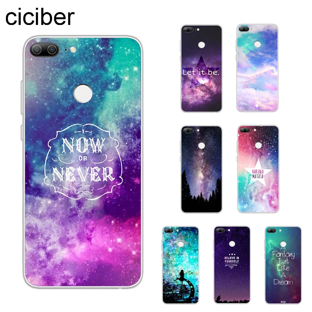 

ciciber Starry Sky Northern Lights Phone Case For Huawei Honor 8 9 10 Pro Lite Note Play X Cover Coque Soft Silicone TPU Fundas