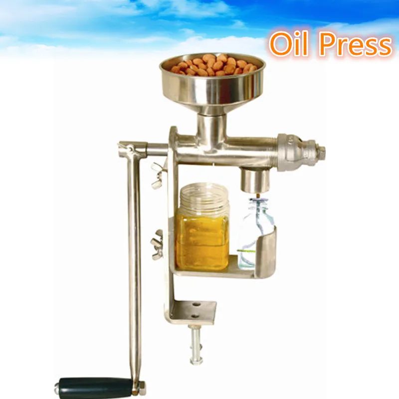 

Manual Oil Press Machine Hand squeeze Oil Presser Expeller Extractor Peanut Nuts Seeds oil extraction maker Extraction Presser