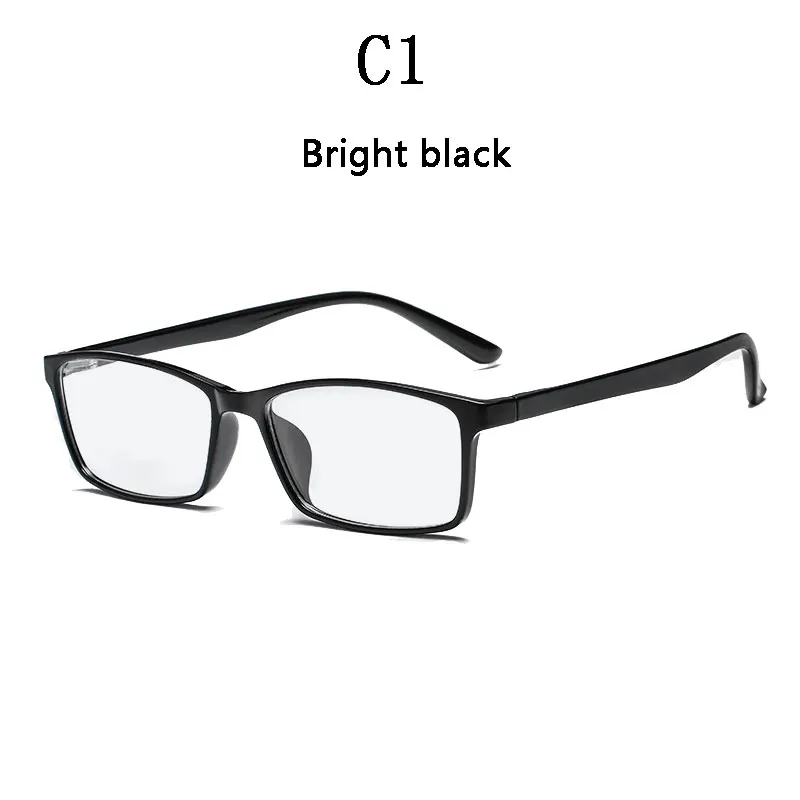BOYSEEN TR90 ретро унисекс оптически рамки ультра-легкие anti-синяя зеркало оптические очки удобные 10743 - Цвет оправы: C1