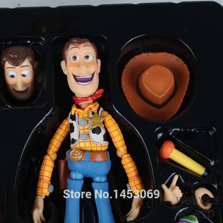 Бесплатная доставка Toy Story Woody Series нет. 010 научно-Fi Revoltech специальные ПВХ фигурку Коллекционная игрушка 16 см KT3710