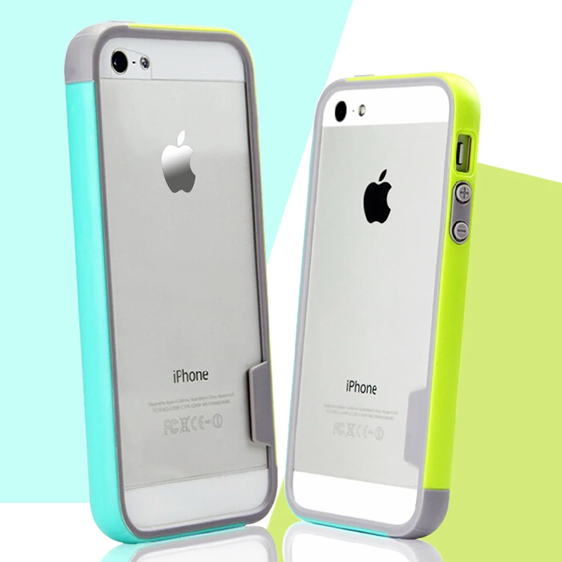 Soft bumper for iPhone 5s case TPU Silicone Anti Knock 5 Se SE 6 7 8 6S Plus|case iphone|case coveriphone |