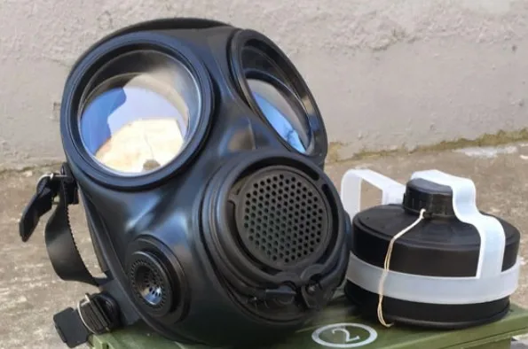 MFJ08 Военная противогаз Тип 08 Новая полицейская CS раздражающая противогаз маска для предотвращения химического загрязнения - Цвет: Mask and filter