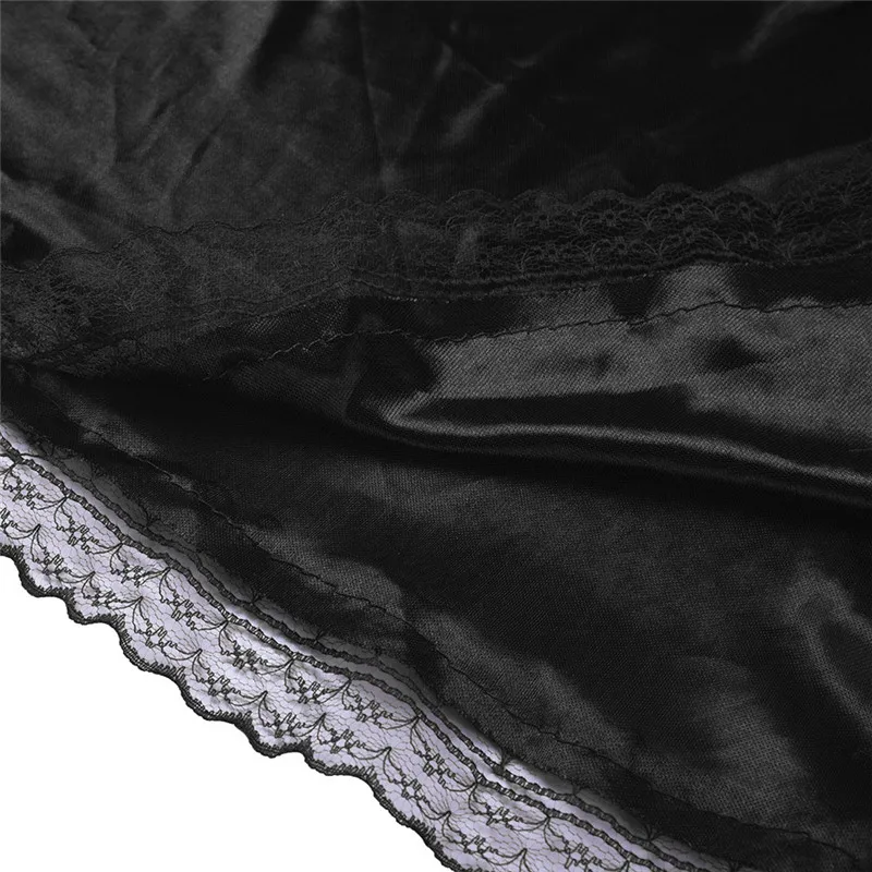 Экзотическая одежда, женское платье для сна размера плюс, кружевное Сексуальное белье с бантом, ночная юбка, Сексуальное белье для куклы Apr10