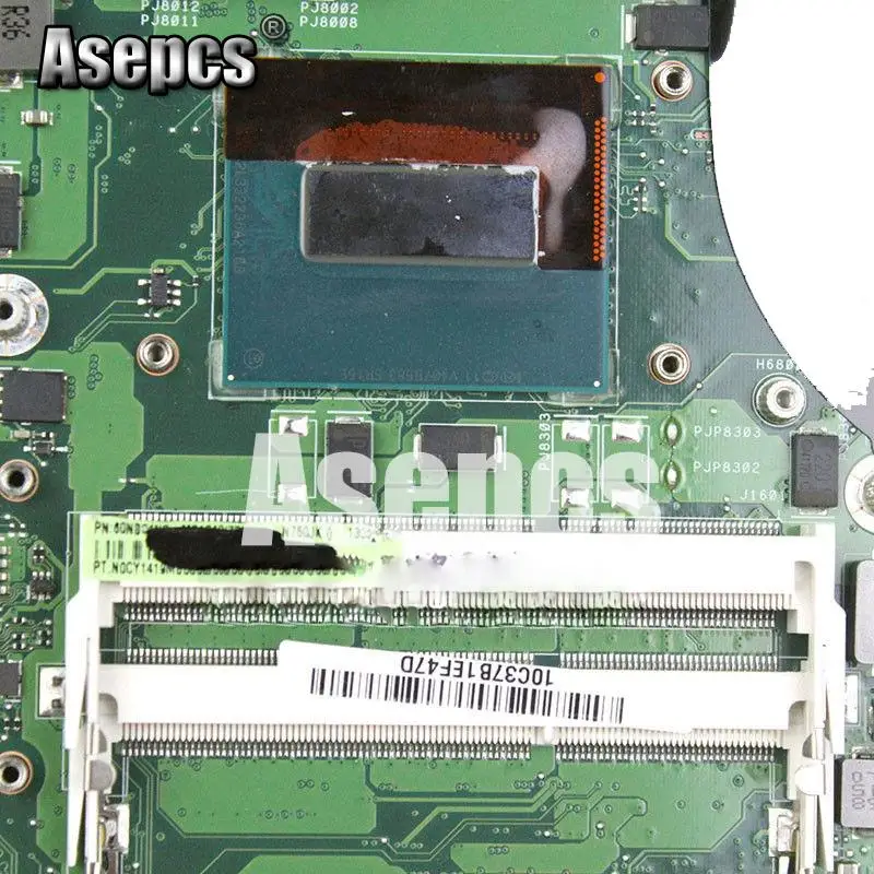 Asepcs N750JK/N750JV материнская плата для ноутбука For Asus N750JK N750JV N750J N750 тест оригинальная I7
