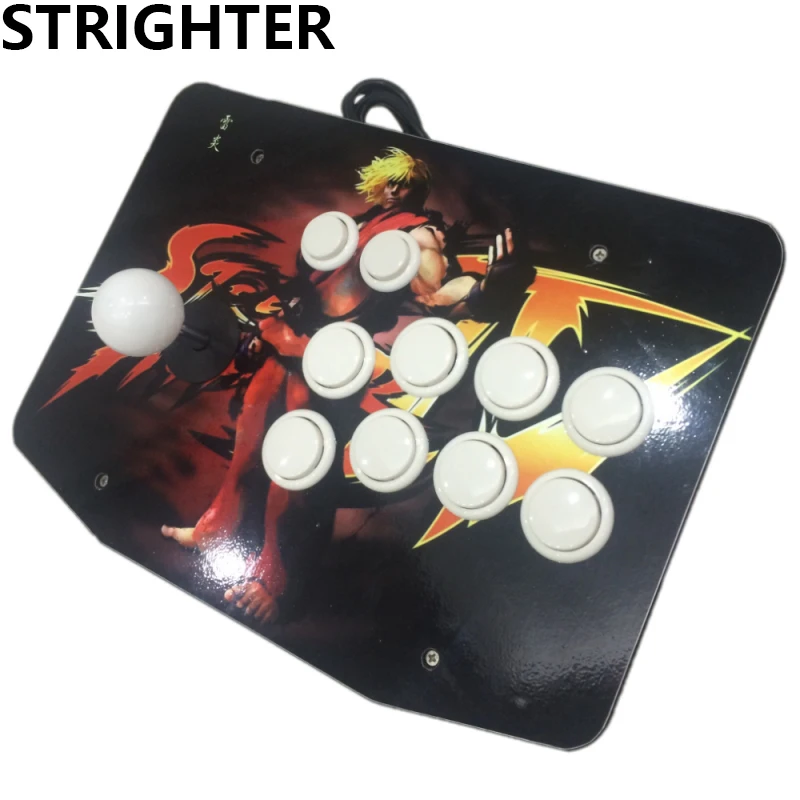 arcade joystick 10 buttons pc controller computer game Arcade Sticksss usb connector King of fighters Joystick