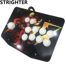 Arcade joystick 10 botones pc controlador de juego de ordenador de Arcade Sticksss conector usb Joystick de King of fighters Consolas