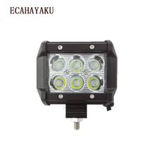 Best Offers ECAHAYAKU 1Pcs Spot Beam 4Inch 12V Led work Light Bar 6000K 2400Lm Led Chip Auto Replacement Parts For Jeep 4x4 4WD ATU SUV boat Best Offers ECAHAYAKU 1Pcs Spot Beam 4Inch 12V Led work Light Bar 6000K 2400Lm Led Chip Auto Replacement Parts For Jeep 4x4 4WD ATU SUV boat