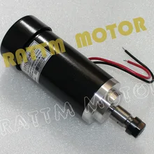 Новые продукты! Мощный 400 Вт с воздушным охлаждением мотор шпинделя DC 24 V-52 V мотор шпинделя с ER11 цанговый