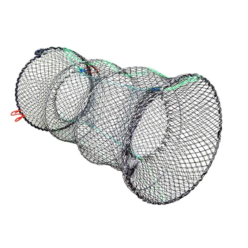 

Crayfish Crab Trap Net Shrimp Lobster Cage Collapsible Portable Fishing Accessories &T8