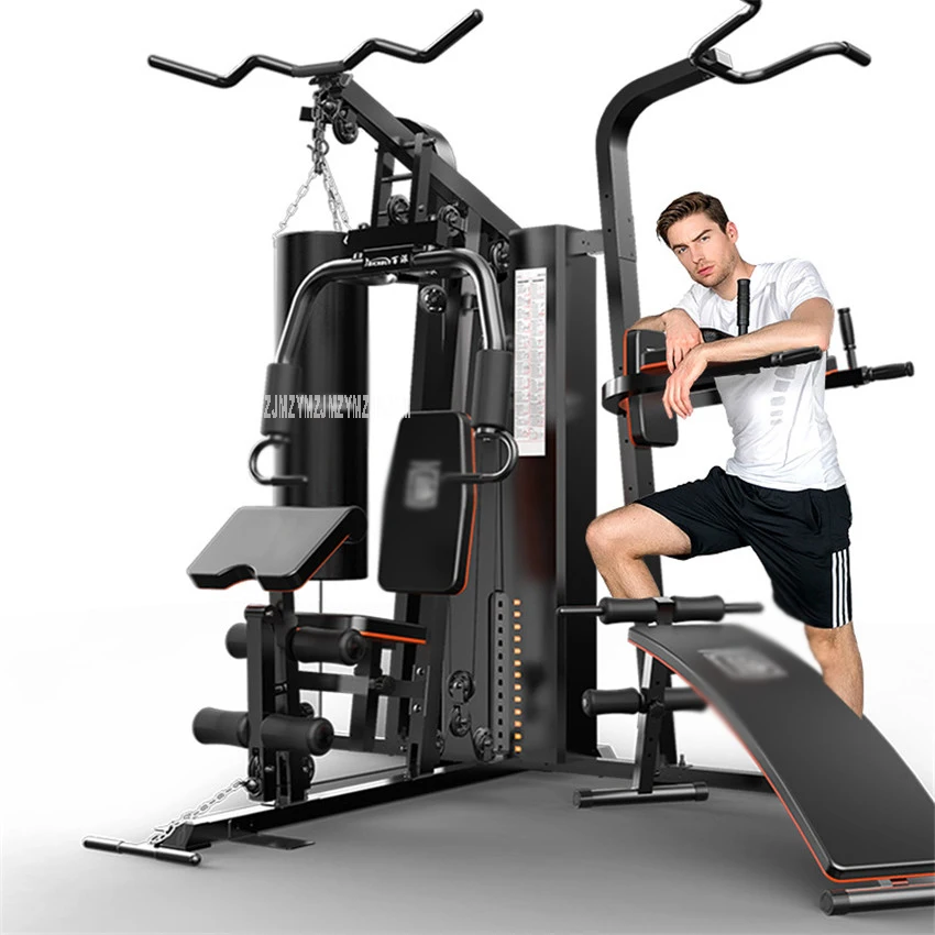 

806A 7 in 1 Combined Training Integrated Fitness Equipment Pull Rod Sit Up Bench Sandbag Pull Up Parallel Bar Arm Muscle Trainer