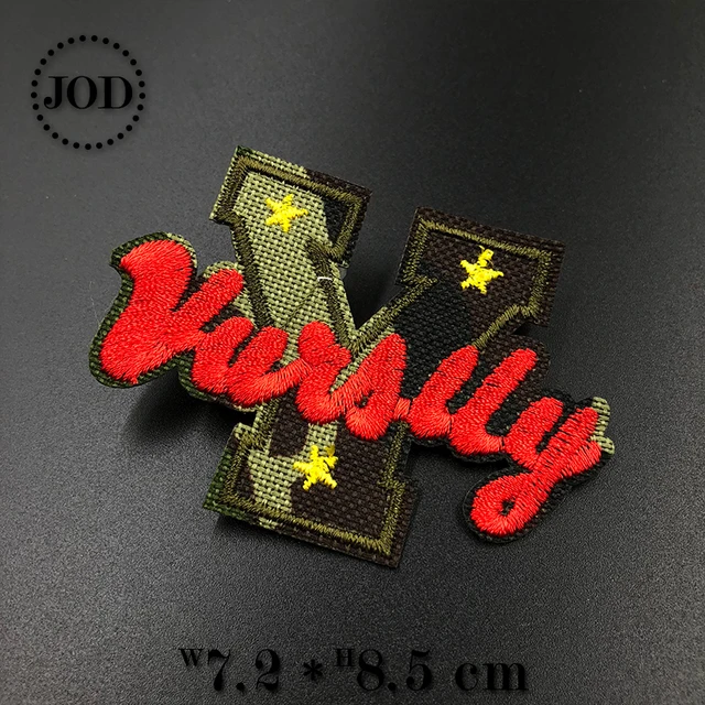JOD* Embroidery Army Patch Clothes Military Iron on Patches for Clothing DIY Stickers Tactical Fabric Badges Camouflage Style 5