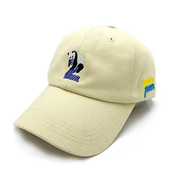 

2019 Spring New Cartoon panda Adjustable Baseball Caps Snapback Hats For youth Men Women Fashion animal Cap Hip Hop Sun Bone Hat