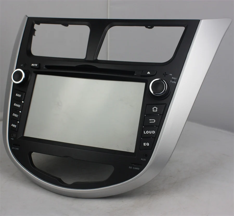 Sale 8 Core 64GB rom Android 9.0 Navirider Car radio GPS Navigation for HYUNDAI Verna Accent Solaris 2011-2012 bluetooth video Player 5