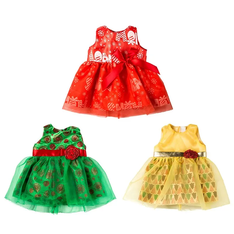 Шт. 1 шт. Рождество платье принцессы Кукла Одежда для см 43 см 18 сапоги с меховой отделкой для девочек ролевые игры подарок детей 3 цвета