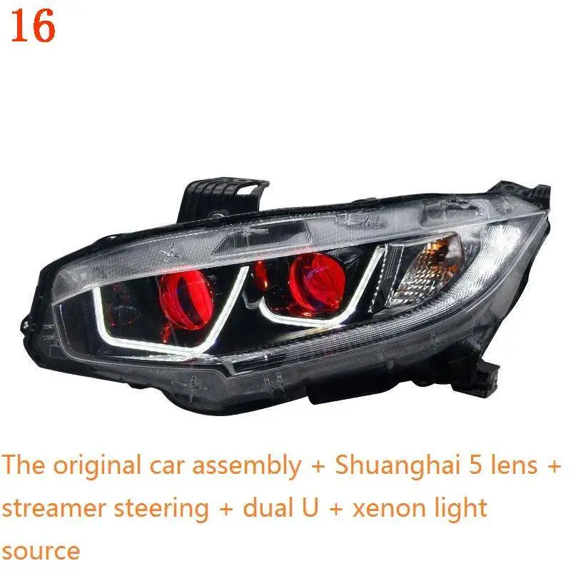 Cob Neblineros Exterior Running Automobiles Luces Para Auto Led Drl Headlights Rear Car Lights Assembly FOR Honda Civic