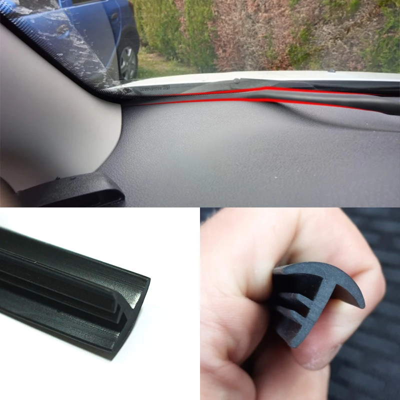 QCBXYYXH автомобиль-Стайлинг резиновые анти-звуконепроницаемые не пропускающие шума Пылезащитная Приборная панель автомобиля уплотнительная лента для Renault Fluence 2011