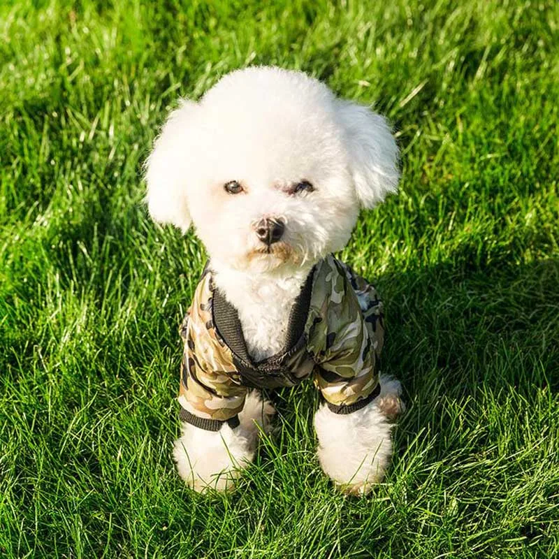 Camouflage Waterproof Jumpsuit Pet Dog Clothes Puppy Winter Warm Coat Jacket Romper For Small Large Dog Jumpsuit Chihuahua Teddy
