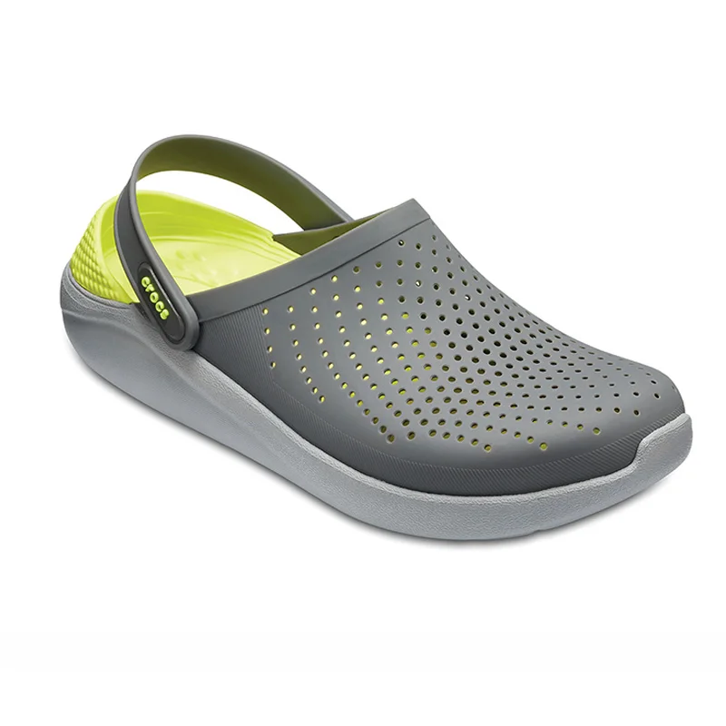 CROCS LiteRide Clog скидка спортивные сандалии для мужчин открытый пляжные сандалии мужская легкая обувь Летняя обувь Crocs-shoes