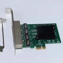 4-Порты и разъёмы Gigabit Ethernet сетевой карты серверный адаптер RJ45 10/100/1000 Мбит/с PCIE PCI Express сетевой карты для настольного компьютера