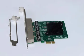 

4-Port Gigabit Ethernet Network Card Server Adapter RJ45 10/100/1000Mbps PCIE PCI Express Network Card for Desktop Computer