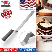 Из нержавеющей стали для масла крем для торта шпатель для глазури Рассекатель кондитерский инструмент США