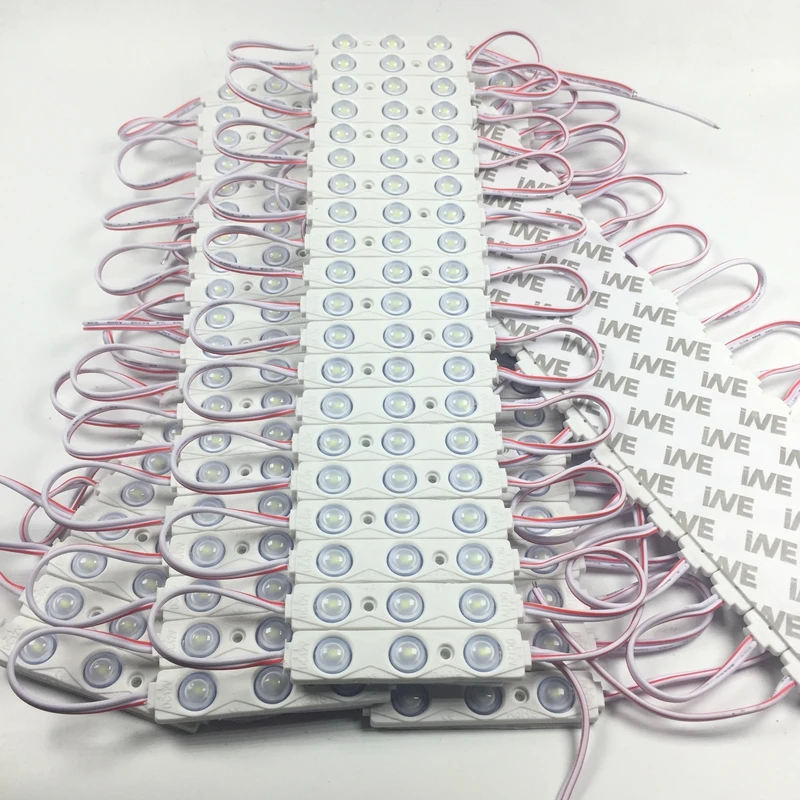 Супер яркий светодиодный модуль 2835 SMD DC12V 1 5 Вт Водонепроницаемый Холодный