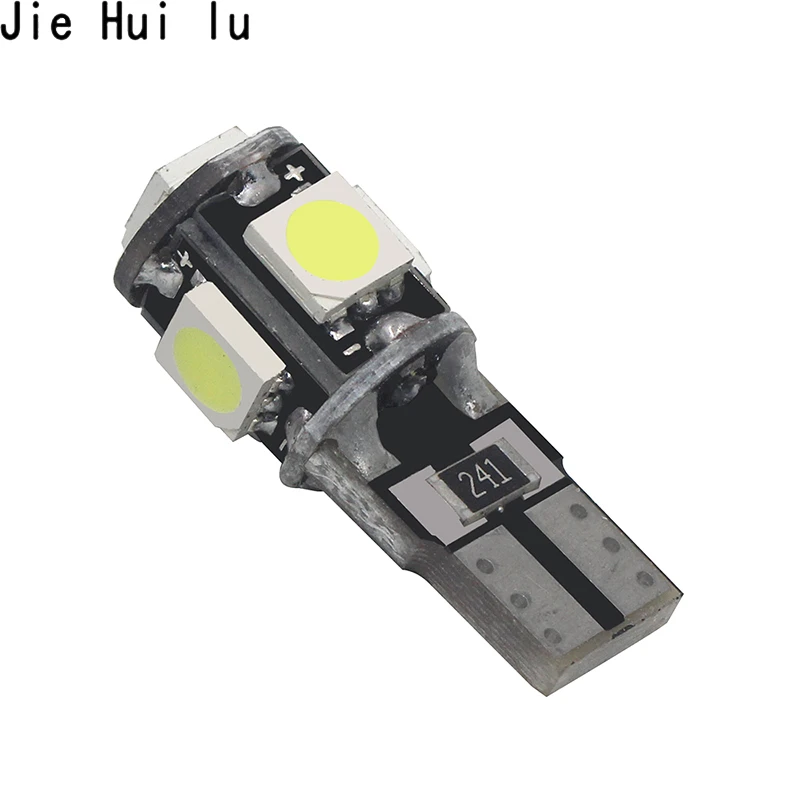 1 шт. автомобильные светодиодсветодиодный лампы T10 5 SMD 5050 W5W 194 5SMD|Сигнальная лампа|