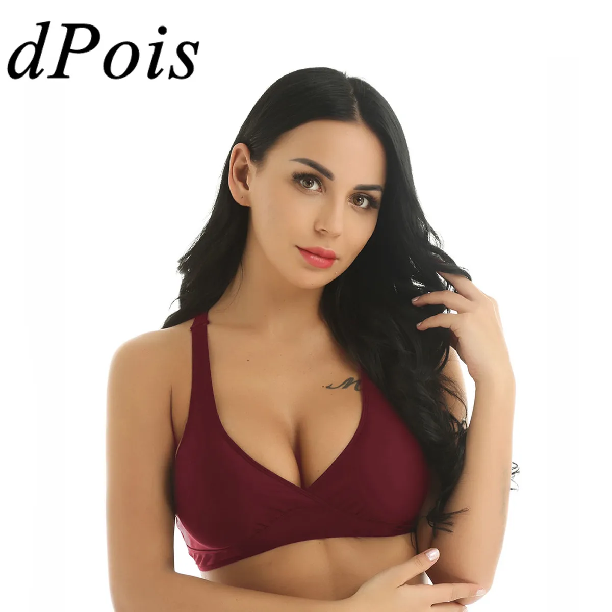 

Women Gym Swimsuit Bikini Bra Tops Summer Beach Holiday Swimwear Female Seaside Vacation Swimming Underwear Fancy Party Clubwear