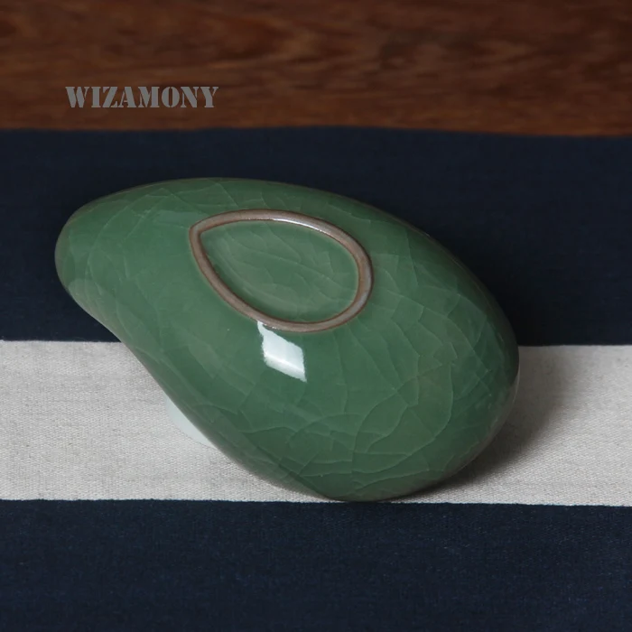 WIZAMONY, 1 шт., держатель для чая Longquan Celadon, аксессуары для чая, китайский фарфор, пять цветов, хрустящая глазурь